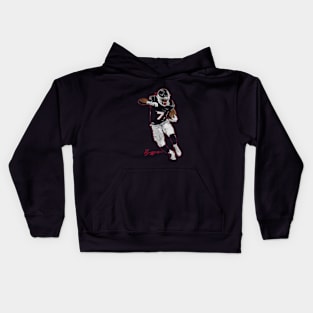 Bijan Robinson Superstar Pose Kids Hoodie